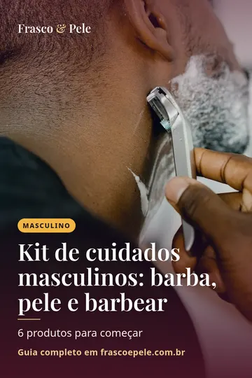Capa vertical do guia: Kit de cuidados masculinos: barba, pele e barbear