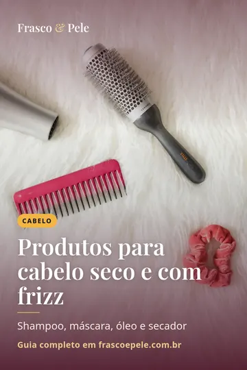 Capa vertical do guia: Produtos para cabelo seco e com frizz