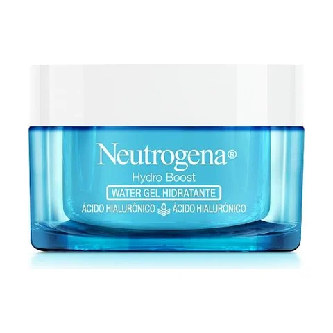 Pote azul do Neutrogena Hydro Boost Water Gel hidratante facial com ácido hialurônico
